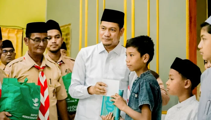 Bukber Pramuka Aceh Timur, Puluhan Anak Yatim Terima Santunan