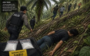Kejaran Polisi di Aceh Timur, Pria Diduga Pengedar Sabu Ditemukan Meninggal Dunia