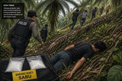 Kejaran Polisi di Aceh Timur, Pria Diduga Pengedar Sabu Ditemukan Meninggal Dunia