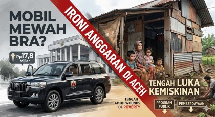 Ironi di Tanah Rencong: Pengadaan Mobil Mewah BRA di Tengah Luka Kemiskinan