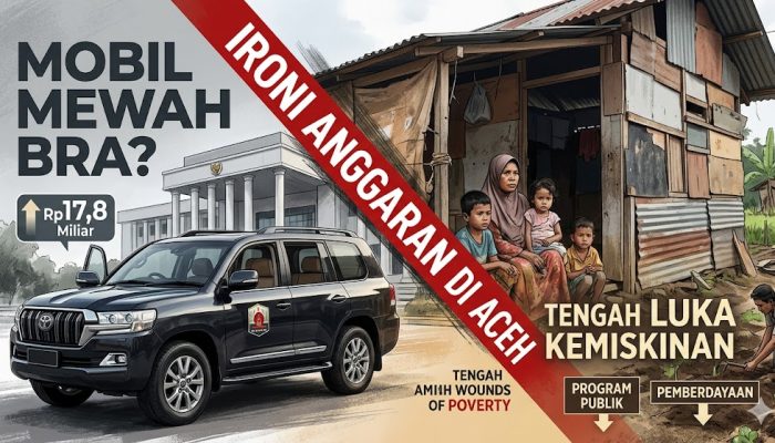 Ironi di Tanah Rencong: Pengadaan Mobil Mewah BRA di Tengah Luka Kemiskinan